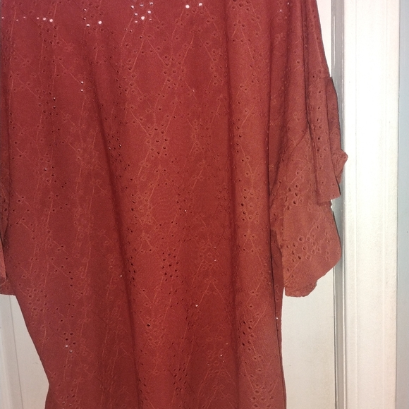 Ruby Rd. Women's Rust Blouse - Picture 9 of 9